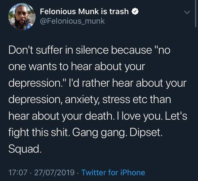 the-mindful-kitten:  I know depression silences you. I want you to know that I want