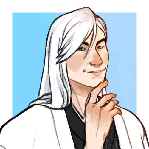 birdykane:    Drawing all my Bleach favs, starting with the prettiest man ever (Coincidently it’s his birthday too)