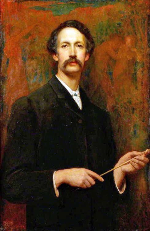 portraituresque:    Edward Samuel Harper (British, 1854 -1941) - self portrait
