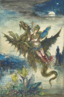 Oursoulsaredamned:  Gustave Moreau, Dream Of The Orient Or The Peri (Rêve D’orient