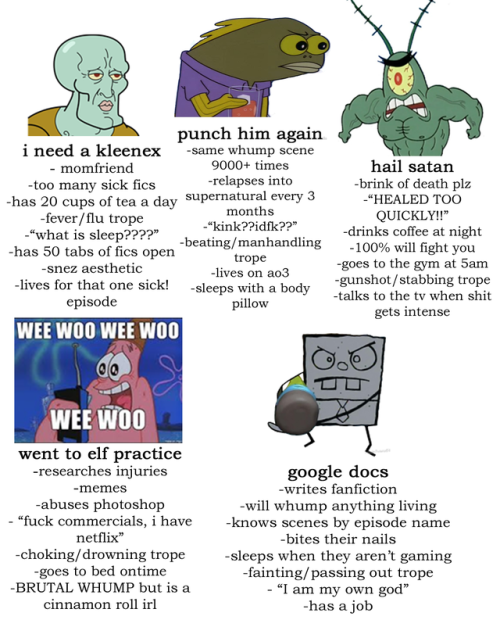 caddy-whump-us:la-vie-en-whump:tag urself,,,im mostly ^punch him again^ Gotta be “went to elf practice” here…how am i ev