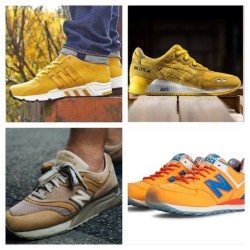 Hunting for a perfect yellow #sneakers …