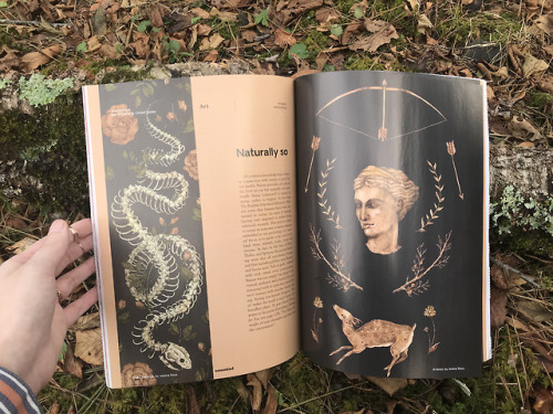 An interview + some of my favorite illustrations appeared in issue 17 of Womankind magazine! Here’s 