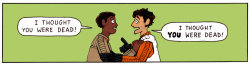 sulagnamisra:  hinonekart:  boy this comic is gonna end up being pretty awkward if anything super sad happens in the rest of the trilogy  o h no why did you add that last part 