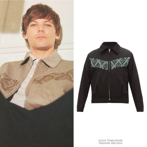 Louis for TMRW mag | February 2020Adish embroidered wool-twill jacket (available in black, $830)Than