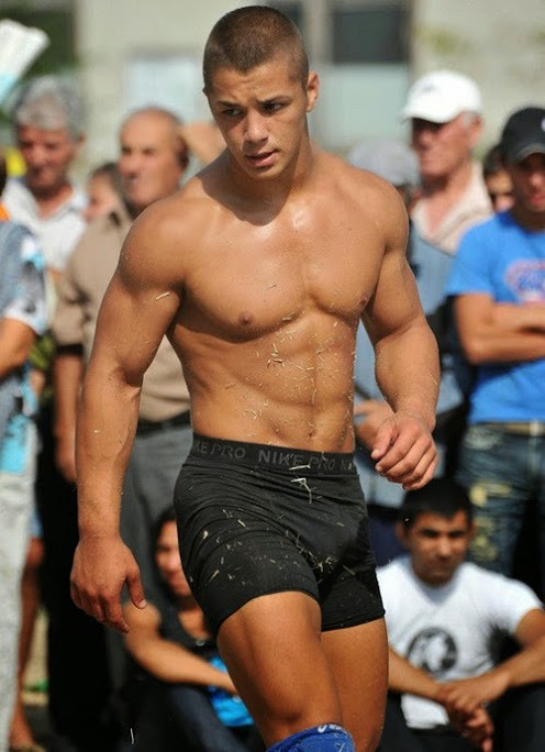 Porn photo hotmusclewrestling:  Bulgarian wrestler Plamen