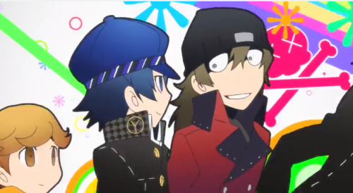 tankefunken:LOOK AT HOW FUCKING HAPPY SHINJIRO IS IN THE PERSONA Q TRAILER I’M GONNA FUCKING VOMIT I