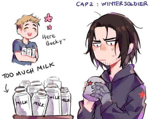 bucky’s fav foods lmao