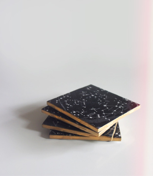 homemade-projects - DIY Constellation CoastersMore Homemade...