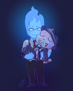 fel-fisk:  mobtale sansby flavoured commission