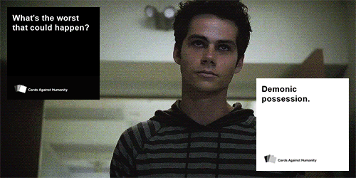 hoechloin:  teen wolf meets cards against humanity [pt.2/?] 