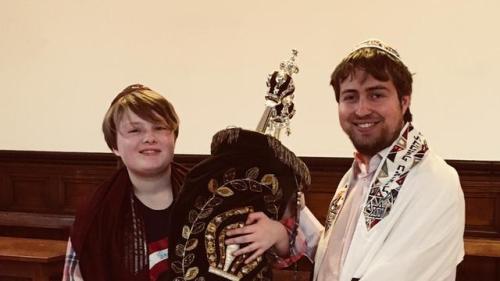 lgbtlaughs: Torah and togetherness - a gender-neutral bnei mitzvah Webber explained that it was &ldq