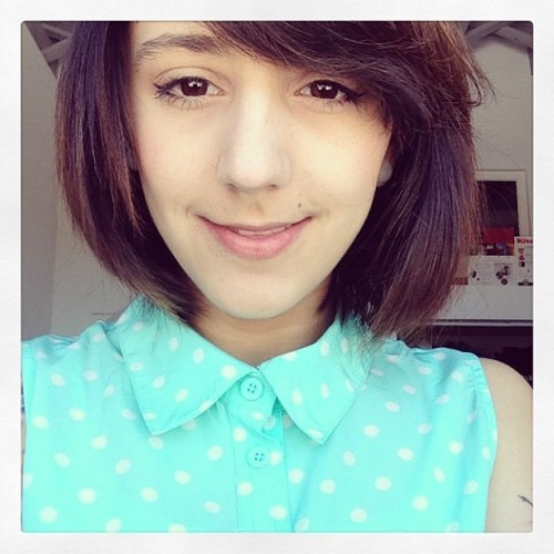 petitewolfprincess:I used to have short hair. #nofilter