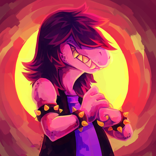 Susie from deltarune!Collab with @cytricacid ! She did the lineart and i painted it.