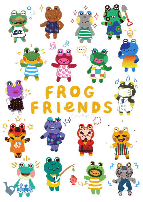 some frog friendsplease, do not repost