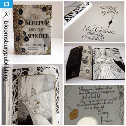 redmacha:  hobospice32:  morganwylie:  #Repost from @bloomsburypublishing #oooo The Sleeper and the Spindle : Neil Gaiman and Chris Riddell The bestselling, award-bedecked Neil Gaiman and Chris Riddell are reunited in this irresistibly twisty fairy-tale