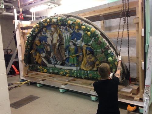 There is a new addition in the Conservation department, and it’s a big one. Resurrection of Christ, 