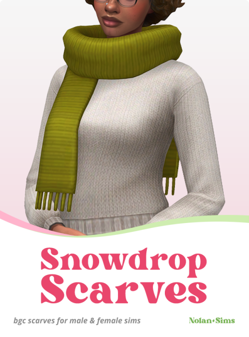Snowdrop ScarvesAs the temperature begins to dip below freezing where I am, I was inspired to make a