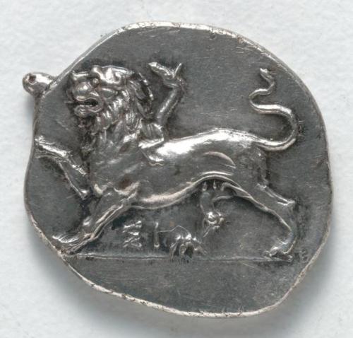 cma-greek-roman-art: Drachma: Chimera (obverse), 400, Cleveland Museum of Art: Greek and Roman ArtSi