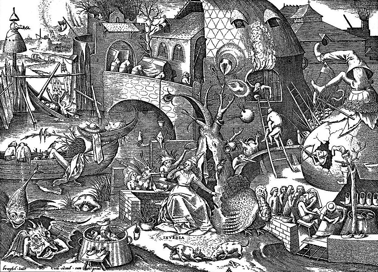 magictransistor:  Pieter Bruegel the Elder (engravings) ; from ‘The Seven Deadly