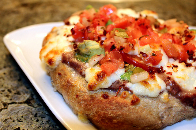vegan-yums:  Mexican Pizza by Vegan Feast Catering on Flickr.