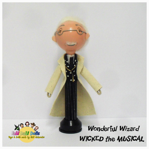 4  more WICKEDly new dolls - Something Wooden this way comes with our Fiyero, Chistery, Morrible and