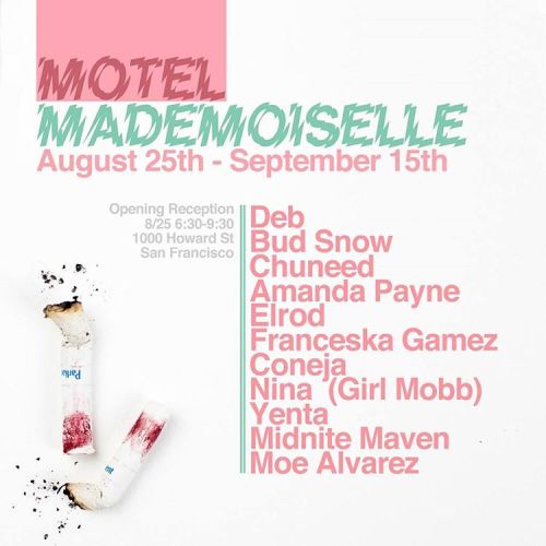 Wuttt it do with me ‘n’ my crew  Join us for the opening reception of #MotelMademoiselle