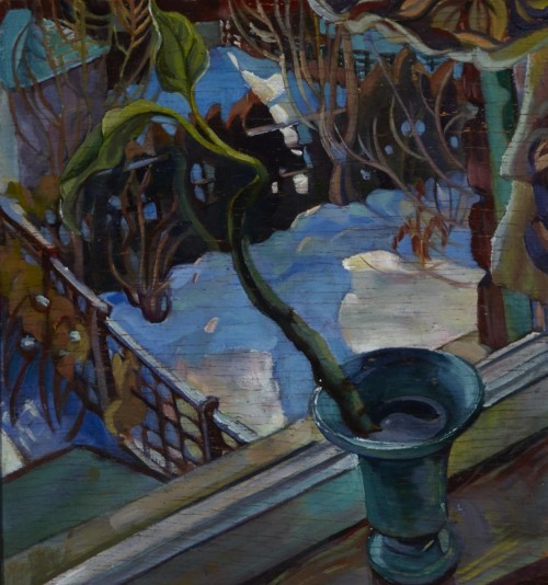 pintoras:Pegi Nicol MacLeod (Canadian, 1904 - 1949): View from the artist’s window, winter (via Wadd