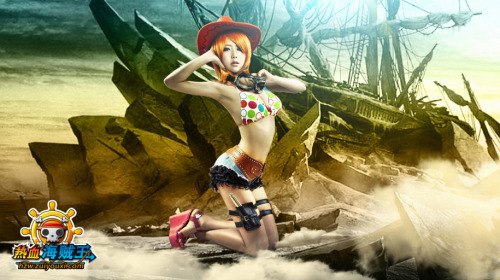 daisukixdaxyo:  cosplay one piece . http://www.moko.cc/blog/xiaxiaowei/1.html 