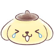 Pompompurin Emoji (watercolors) By SANRIO