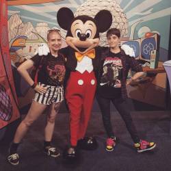 I’m very greasy in this pic, but we met the mouse… (at Epcot - Walt Disney World)