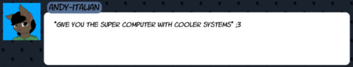 askthecookies:Greypie: I mean, it does feel cooler than everything I have around, that’s true. x3