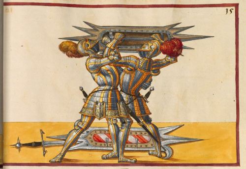 iamafencer:Judicial duelling scenes from Paulus Hector Mairs 16th century manuscripts on Germanic Ma