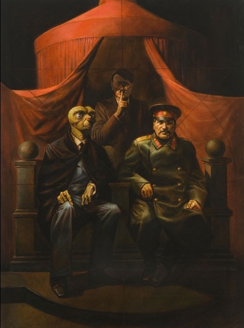 Yalta Conference (Study) (1982) - Komar and Melamid.