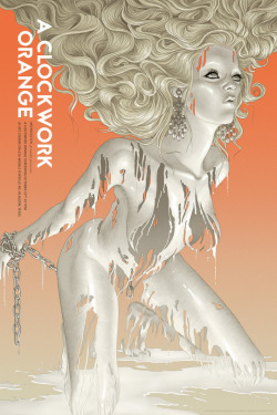 thepostermovement:  A Clockwork Orange by Rory Kurtz