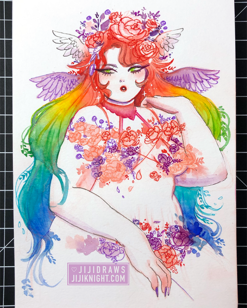 ♡ today i offer the tumblr gods: rainbow watercolour stuff from 2019/2020 ♡i had an obsession with b