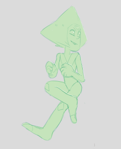 alphacentauriart:  Drawing Peridot helps