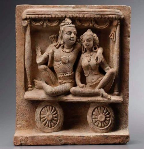 Rama and Sita in terracotta, Bengal, Gupta period