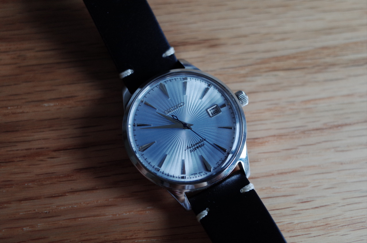 28mm — Also known as the cocktail time watch. The SARB065...