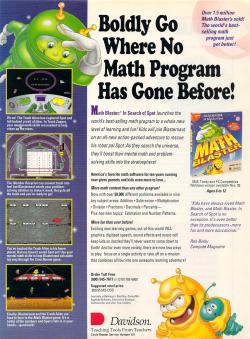 vgprintads:  ‘Math Blaster: In Search of Spot’ [PC] [USA] [MAGAZINE] [1993] Compute!, December 1993 (#159)  Uploaded by Jason Scott, via The Internet Archive 