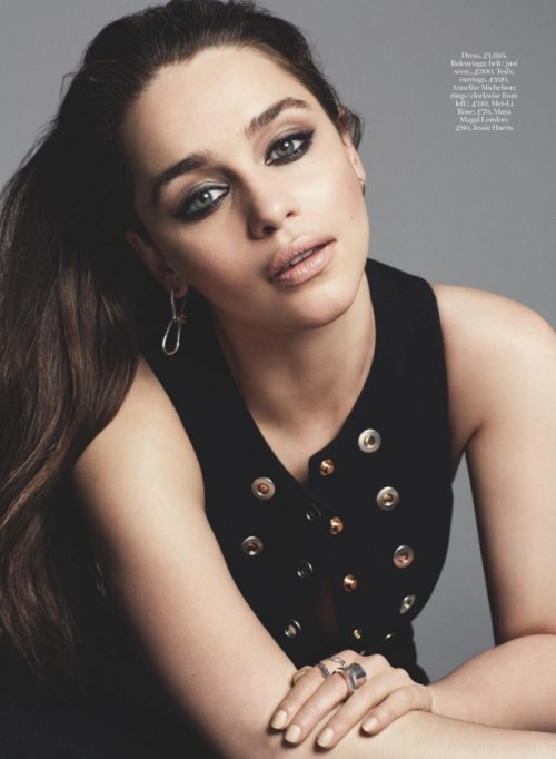 dailyactress: Emilia Clarke – Marie Claire UK Magazine (July 2015)