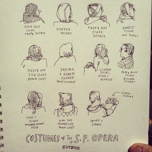 Costumes of the SF (outdoor) Opera