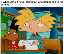 buzzfeedrewind:Moments on “Hey Arnold!” that got way too real.