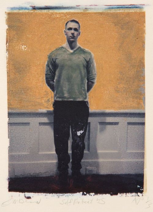 beyond-the-pale:Mark Beard - Self-portrait, polaroid transfer