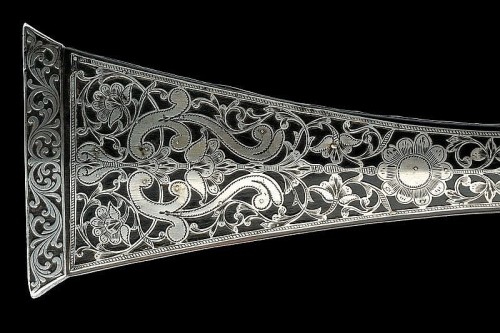 A beautiful silver mounted miquelet musket crafted by a gunmaker named &ldquo;Kahli&rdquo; f