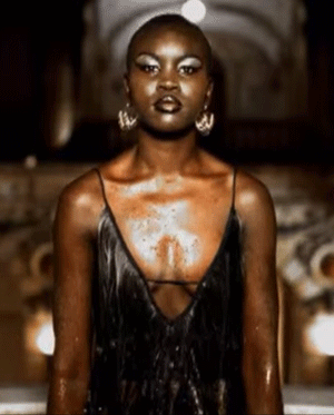 devon-aoki:  Alek Wek in Busta Rhymes’ Put Your Hands Where My Eyes Could Seedir.