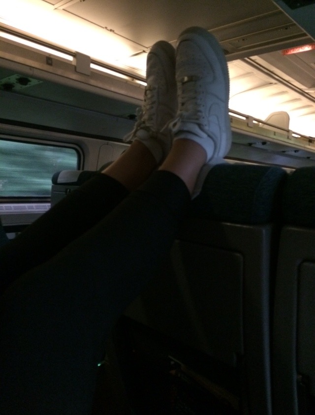 u and ur little white sneakers