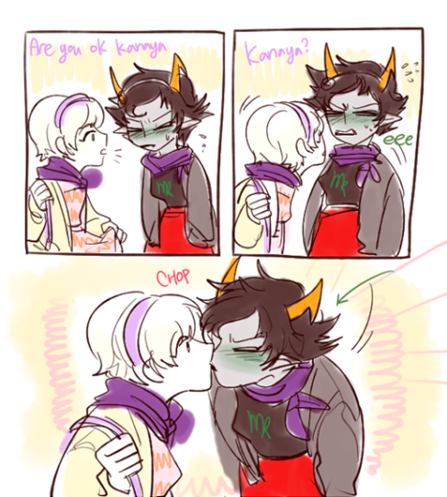 sumssang:    jenjensd asked you:    Hi, you’re amazing. I love your drawing. I know you can’t take all requests but, please could you maybe do Rose x Kanaya?  I’ve always thought like ‘when do imma try rosemary’ and receive this message, so