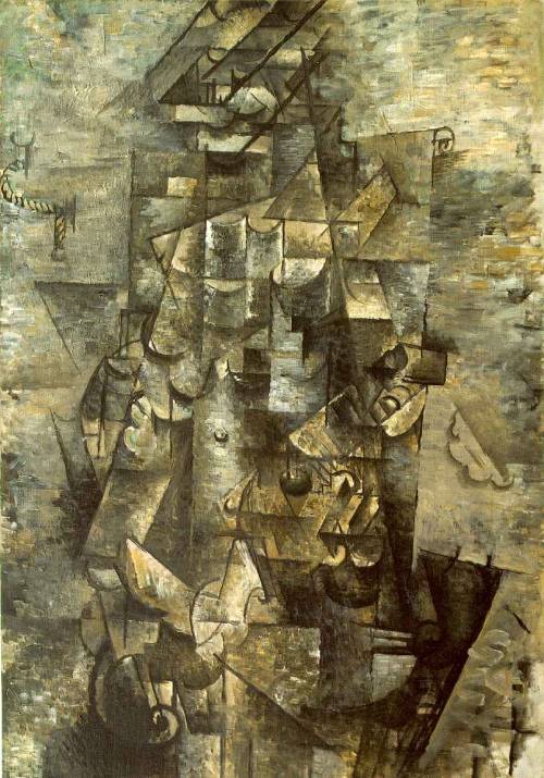 Man with a Guitar, 1911, Georges BraqueMedium: oil,canvas