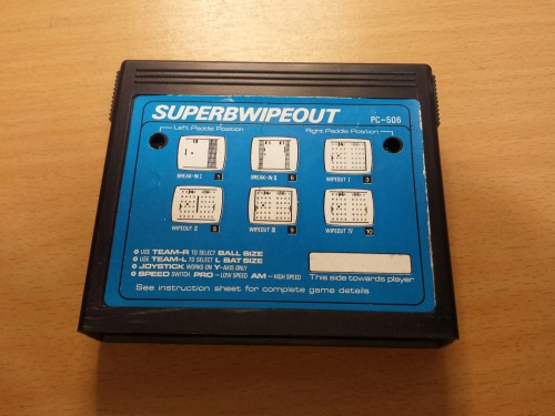 Hanimex Game Cartridges, 1977. Supersportic PC-501 - Car Race GP PC-504  - Superbwipeout PC-506